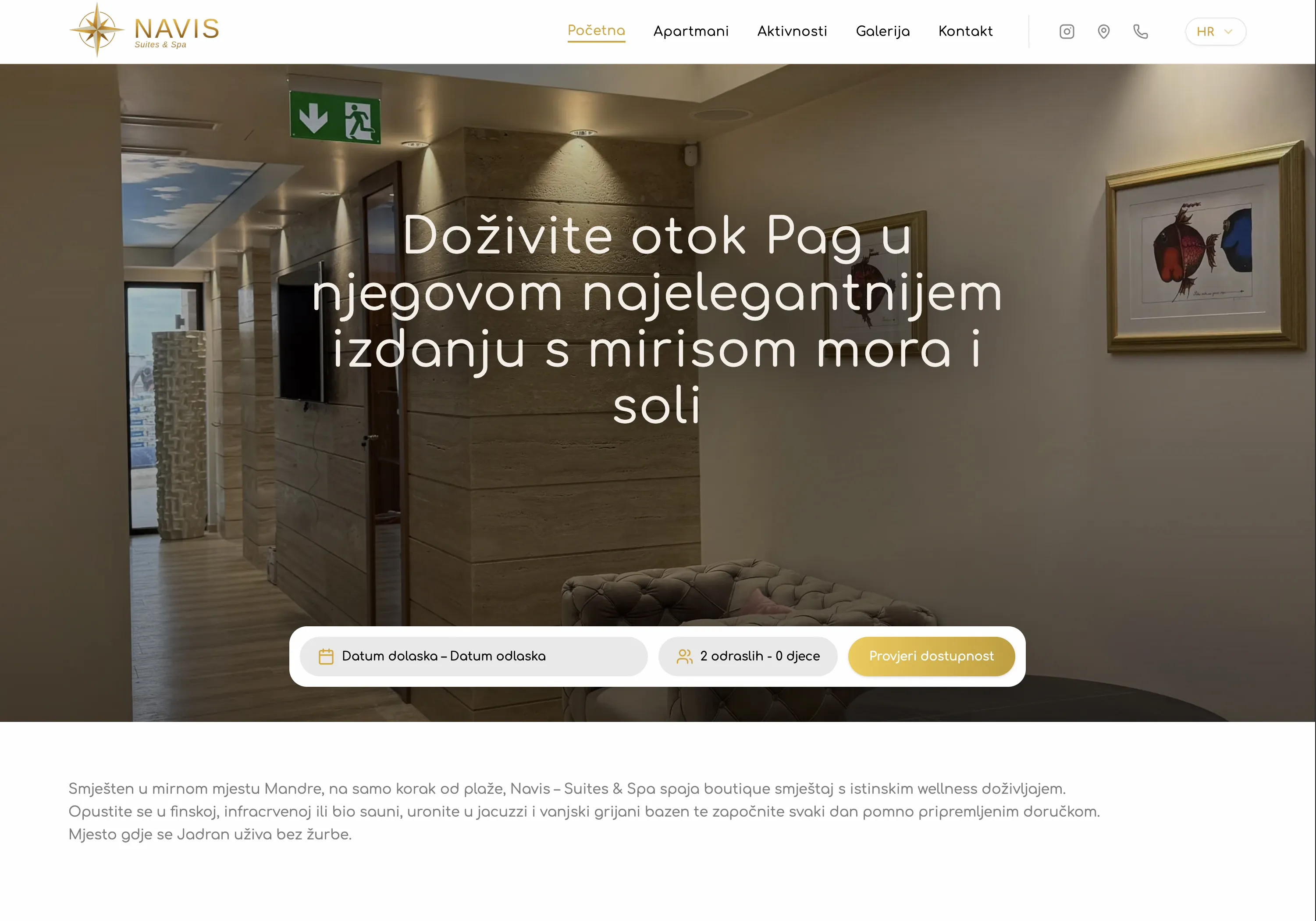 Navis & White Villa Violeta — screenshot